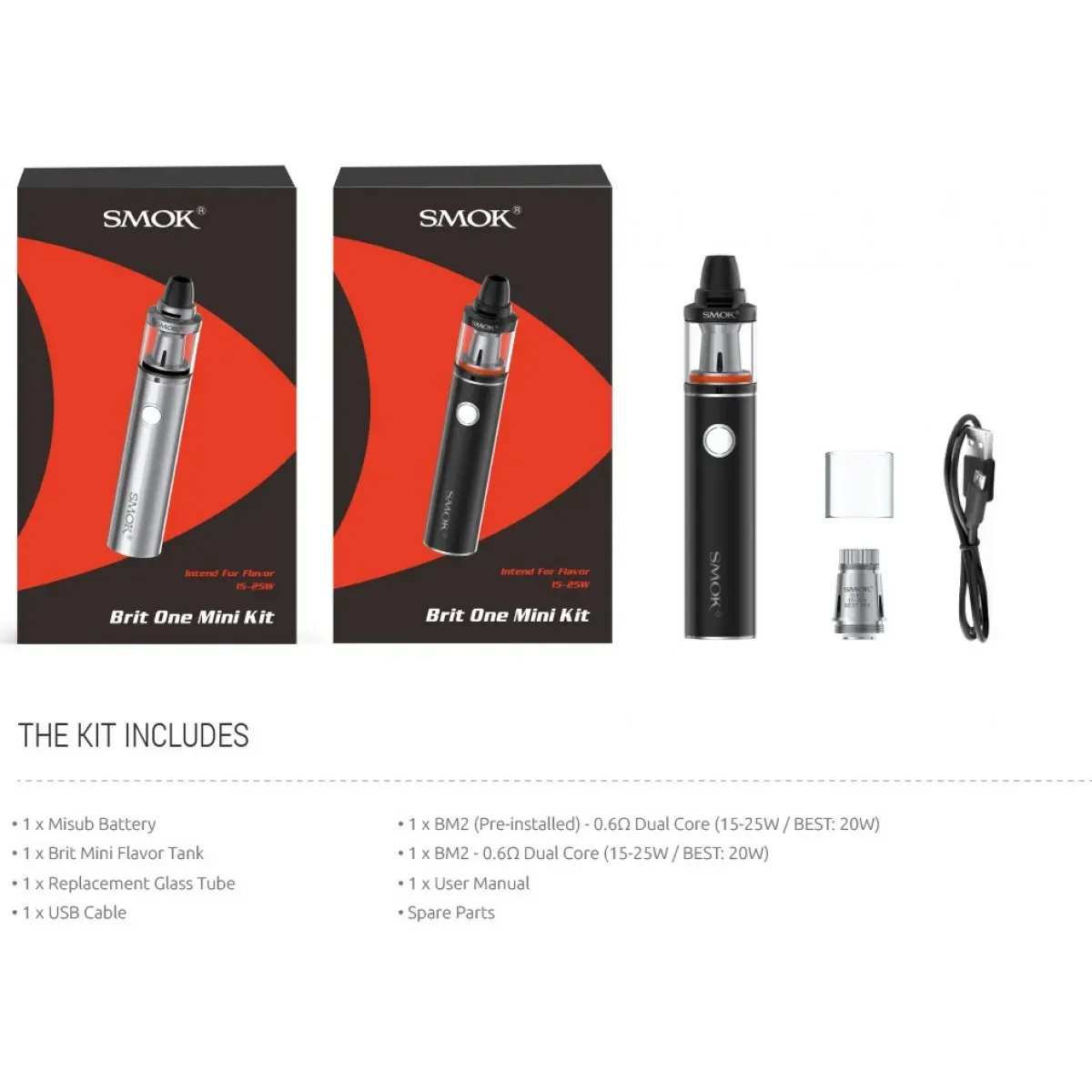 BRIT ONE MINI KIT SMOK - Imagen 4