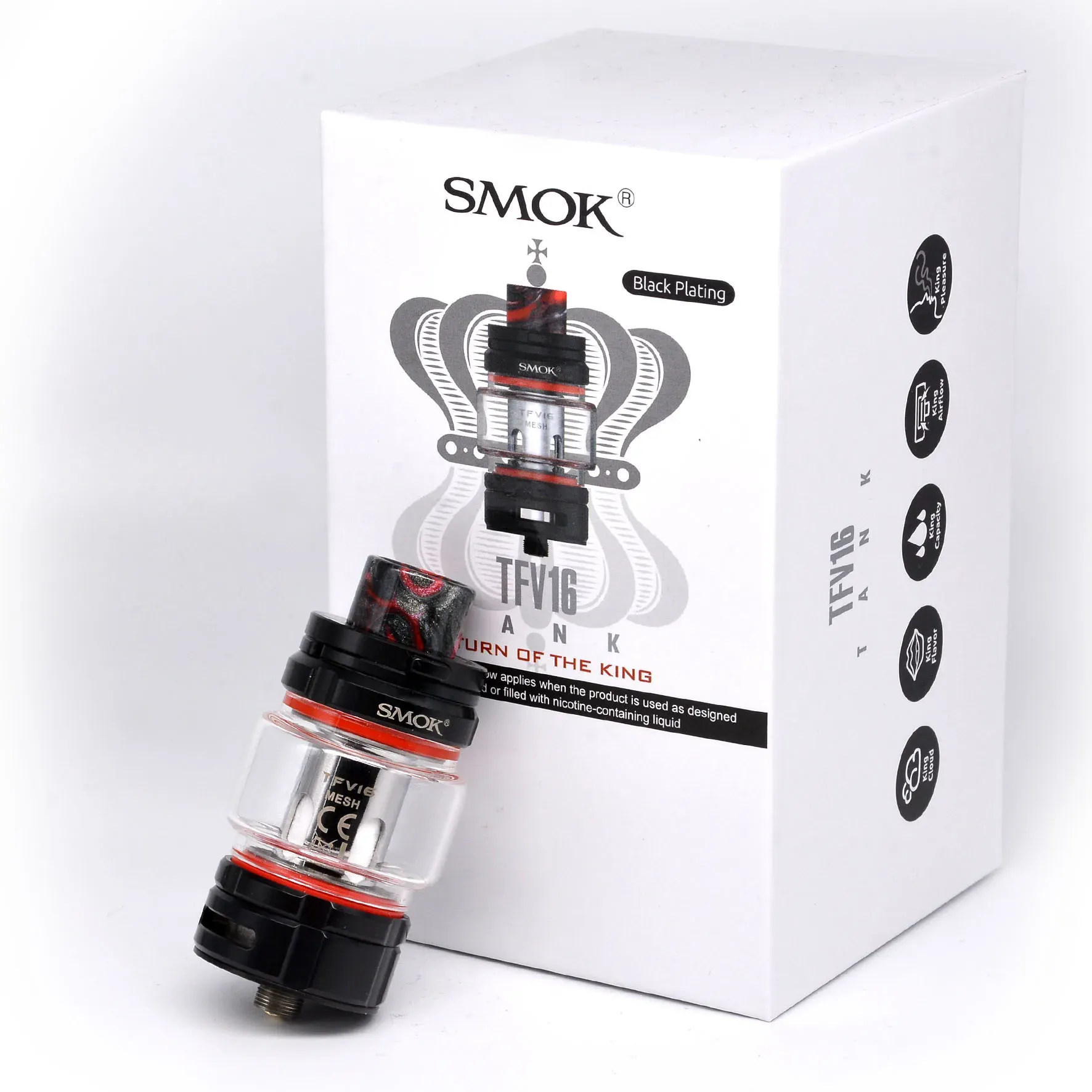 TFV16 Tank (9ml) Color Silver de Smok - Imagen 4