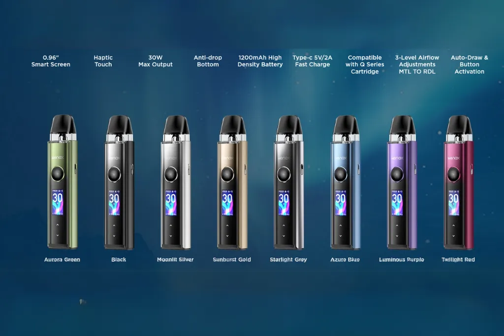 Wenax Q Pro 1200mAh – Geekvape: Control de Aire y Potencia para tu Vapeo - Imagen 2