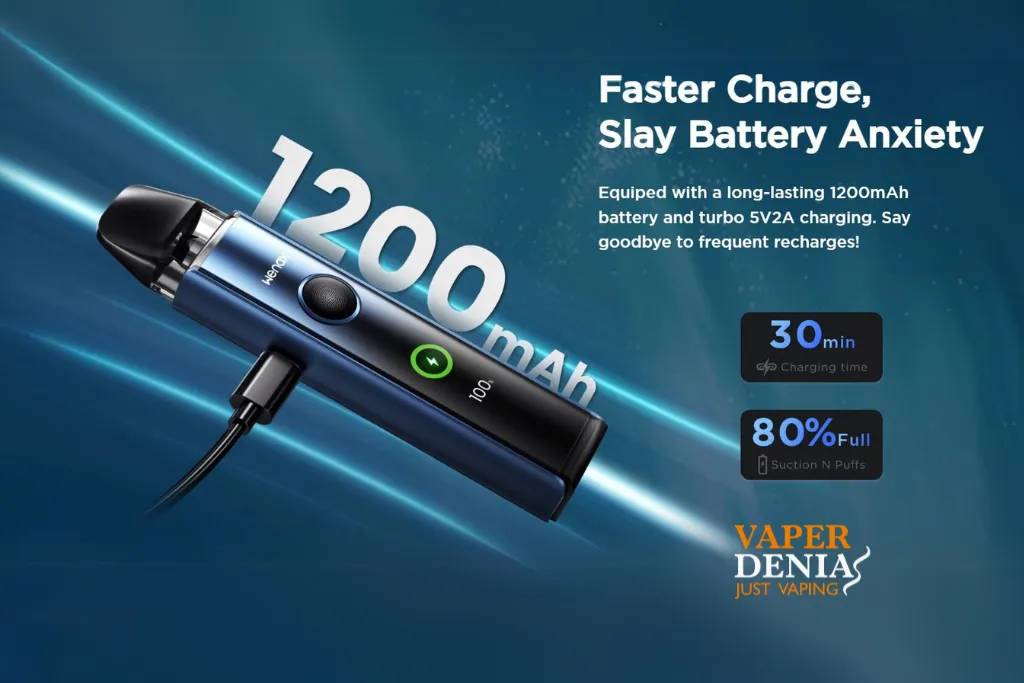 Wenax Q Pro 1200mAh – Geekvape: Control de Aire y Potencia para tu Vapeo - Imagen 6